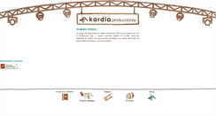 Desktop Screenshot of kardiaproducciones.com