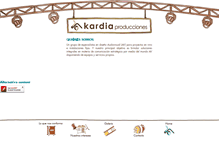 Tablet Screenshot of kardiaproducciones.com